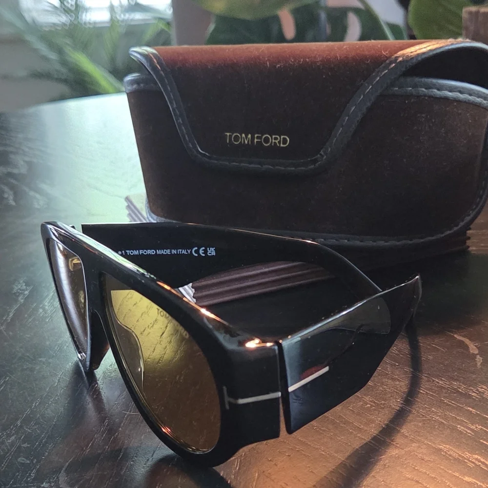 TOM FORD NWC EYEWEAR Icon Pilot Aviator-Style Tortoiseshell Acetate Sunglasses